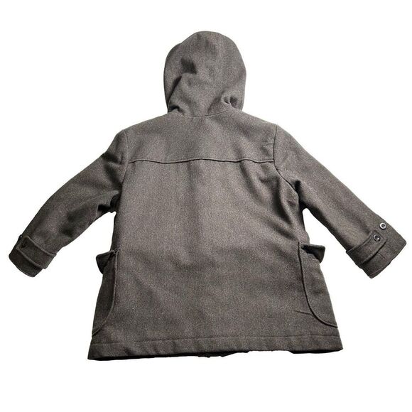 GAP Coat Womens Large Tweed Wool Blend Toggle Button Jacket - Picture 2 of 12